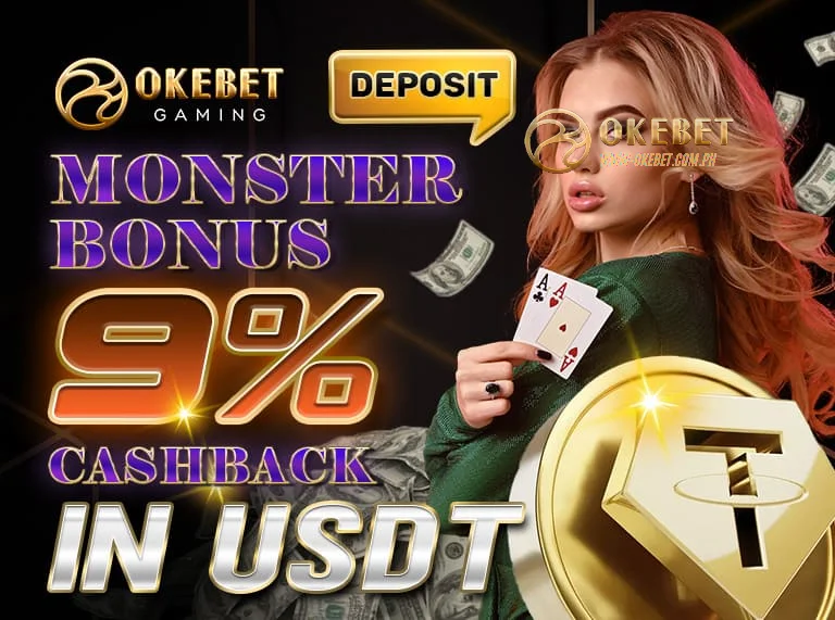 Monster Bonus 9% Cashback in USDT